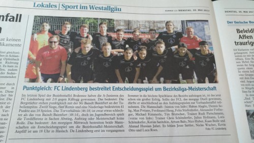 Entscheidungsspiel A-Junioren-Meisterschaft